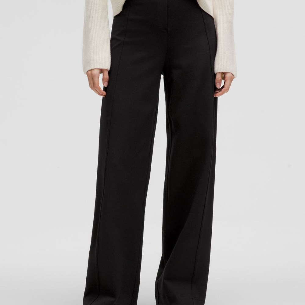 Women's Black Wide-Leg Pants
